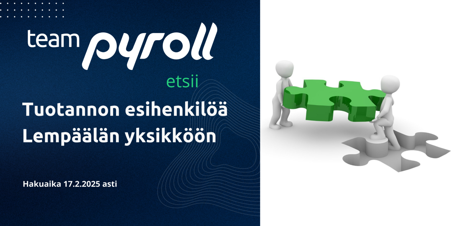 Avoin työpaikka Pyroll