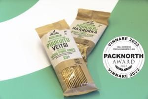 Pyroll Pakkaukset voitti Packnorth Award palkinnon Nature Line Cutlerylle tehdyllä aterinpakkauksella biomateriaalipohjaisten pakkausten kategoriassa.