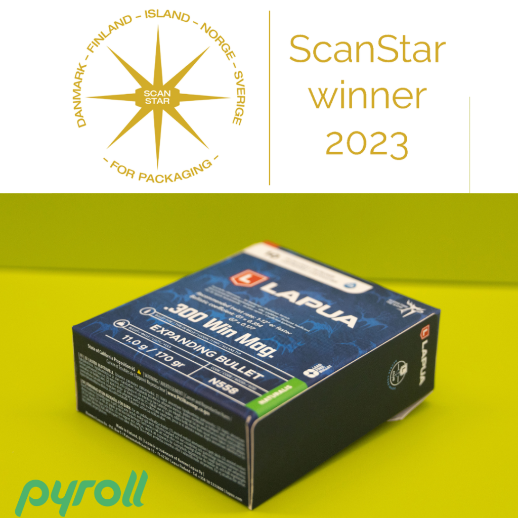 ScanStar-winner packaging made for Nammo Lapua.