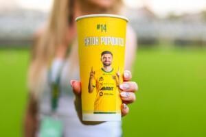 ScanStar winning cup with Ilves football players photo